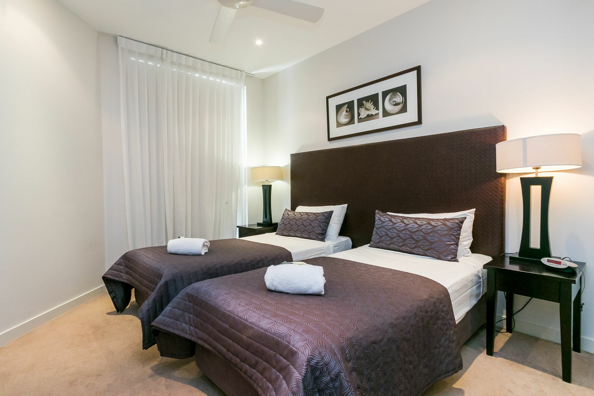 허비베이 그랜드 머큐어 알레그라 허비 베이 아파트 호텔 외부 사진 A bedroom at the Mantra on Broadbeach